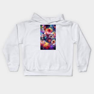 Flower Kaleidoscope Kids Hoodie